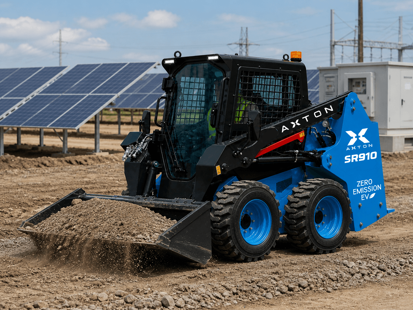 SR910 Electric Compact Skid Steer